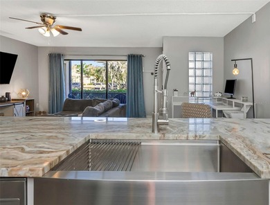 Beautifully updated 2-bedroom, 2-bath first-floor condo located on Lansbrook Golf Club in Florida - for sale on GolfHomes.com, golf home, golf lot