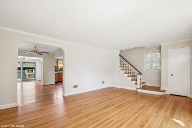 This sun-drenched 3-bedroom, 2.5-bath classic brick on Billy Caldwell Golf Course in Illinois - for sale on GolfHomes.com, golf home, golf lot
