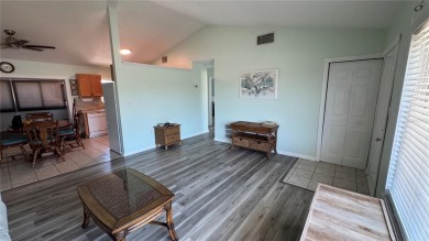 Charming and updated 2-bedroom, 1-bath, 1-car garage home on an on Duffys Golf Center in Florida - for sale on GolfHomes.com, golf home, golf lot