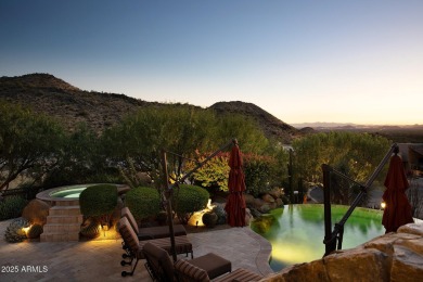 This magnificent home rest on nearly 2 extremely private acres on Silverleaf Golf Club in Arizona - for sale on GolfHomes.com, golf home, golf lot