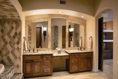 This magnificent home rest on nearly 2 extremely private acres on Silverleaf Golf Club in Arizona - for sale on GolfHomes.com, golf home, golf lot