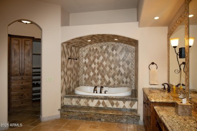 This magnificent home rest on nearly 2 extremely private acres on Silverleaf Golf Club in Arizona - for sale on GolfHomes.com, golf home, golf lot