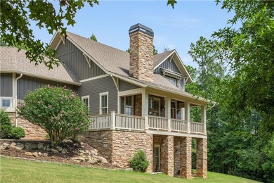 Welcome HOME to this elevated 6 bedroom, 4.5 bathroom chalet in on Coweta Club in Georgia - for sale on GolfHomes.com, golf home, golf lot