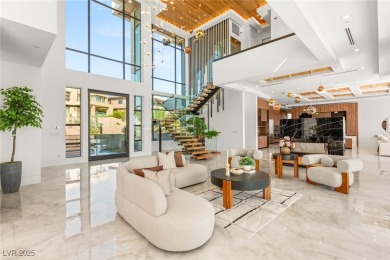 Breathtaking desert modern in guard-gated Seven Hills on Rio Secco Golf Club in Nevada - for sale on GolfHomes.com, golf home, golf lot
