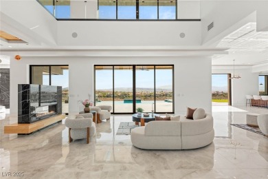 Breathtaking desert modern in guard-gated Seven Hills on Rio Secco Golf Club in Nevada - for sale on GolfHomes.com, golf home, golf lot