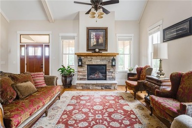 Welcome HOME to this elevated 6 bedroom, 4.5 bathroom chalet in on Coweta Club in Georgia - for sale on GolfHomes.com, golf home, golf lot