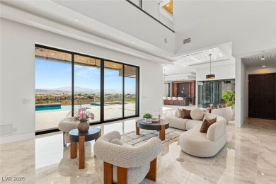 Breathtaking desert modern in guard-gated Seven Hills on Rio Secco Golf Club in Nevada - for sale on GolfHomes.com, golf home, golf lot