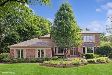 This EXQUISITE all-brick home is nestled on Signature Hole #3 of on Royal Fox Country Club in Illinois - for sale on GolfHomes.com, golf home, golf lot