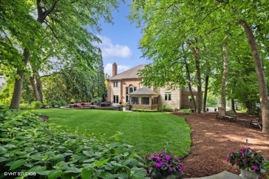 This EXQUISITE all-brick home is nestled on Signature Hole #3 of on Royal Fox Country Club in Illinois - for sale on GolfHomes.com, golf home, golf lot