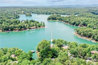 Located on a point lot in Keowee Key, the premiere Lake Keowee on Keowee Key Golf and Country Club in South Carolina - for sale on GolfHomes.com, golf home, golf lot