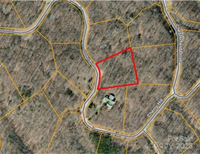 Cherry Hill rises just far enough over the land below to open up on Brights Creek Golf Course in North Carolina - for sale on GolfHomes.com, golf home, golf lot