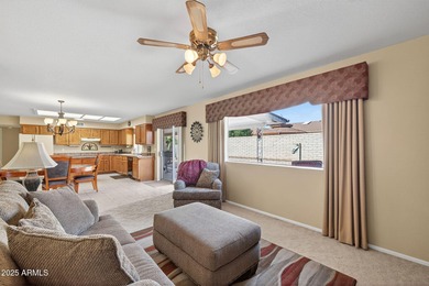 Beautifully designed custom home featuring a bright and open on Sunland Village East Golf Course in Arizona - for sale on GolfHomes.com, golf home, golf lot