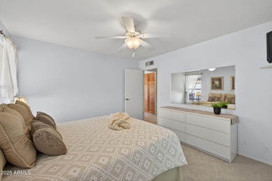 Beautifully designed custom home featuring a bright and open on Sunland Village East Golf Course in Arizona - for sale on GolfHomes.com, golf home, golf lot