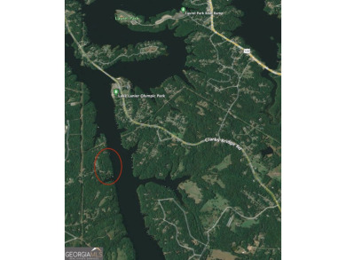 Acreage on the lake! Including 7 3/4 (+/-) acres, over 1100 feet on Chattahoochee Golf Course in Georgia - for sale on GolfHomes.com, golf home, golf lot