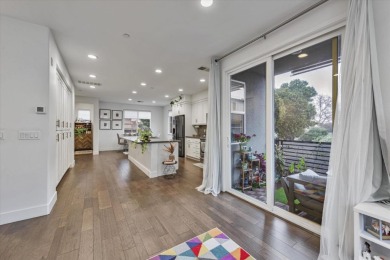 This contemporary three-story townhouse, oriented towards the on Mission Hills of Hayward Golf Course in California - for sale on GolfHomes.com, golf home, golf lot