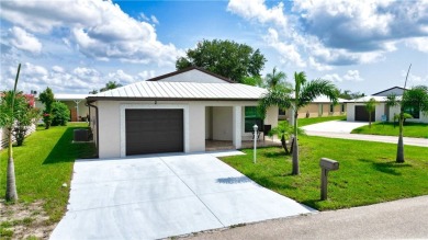 2022 Built 2/2/1 CBS with a metal roof.  The  home is situated on Spanish Lakes Country Club in Florida - for sale on GolfHomes.com, golf home, golf lot
