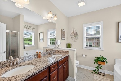 You will fall in love with this low maintenance all brick home on The Challenge Golf Club in North Carolina - for sale on GolfHomes.com, golf home, golf lot
