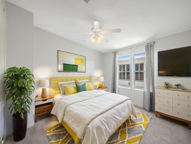 This 2004 2-bed, 2-bath split-plan home is nestled on a quiet on Barefoot Bay Golf Course in Florida - for sale on GolfHomes.com, golf home, golf lot