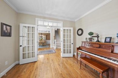 HERITAGE! Step through the double front doors to the foyer on Heritage Golf Club in North Carolina - for sale on GolfHomes.com, golf home, golf lot