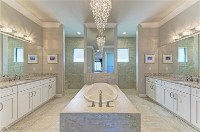 Fall in love with this 2015 built custom waterfront pool home on Saint Andrews South Golf Club in Florida - for sale on GolfHomes.com, golf home, golf lot
