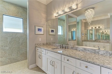 Fall in love with this 2015 built custom waterfront pool home on Saint Andrews South Golf Club in Florida - for sale on GolfHomes.com, golf home, golf lot