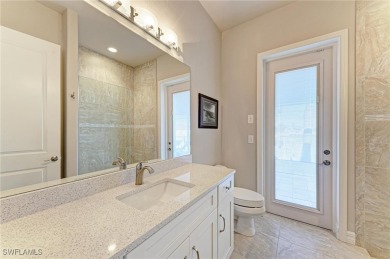 Fall in love with this 2015 built custom waterfront pool home on Saint Andrews South Golf Club in Florida - for sale on GolfHomes.com, golf home, golf lot