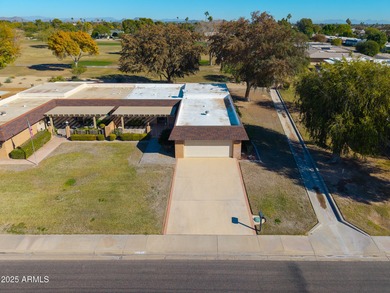 Welcome to this well-maintained, golf course view lot, 2-bedroom on Sun City-Willow Creek / Willow Brook  in Arizona - for sale on GolfHomes.com, golf home, golf lot