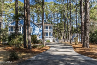 Gorgeous 4 level home surrounded by pine trees with a full on The Golf Club at Pleasant Point Plantation in South Carolina - for sale on GolfHomes.com, golf home, golf lot