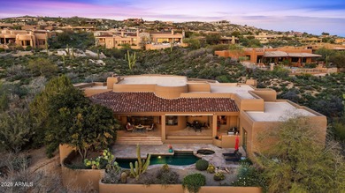 Enjoy elevated panoramic desert, sunset, mountain and city views on Desert Mountain Golf Club - Renegade Course in Arizona - for sale on GolfHomes.com, golf home, golf lot