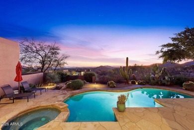Enjoy elevated panoramic desert, sunset, mountain and city views on Desert Mountain Golf Club - Renegade Course in Arizona - for sale on GolfHomes.com, golf home, golf lot