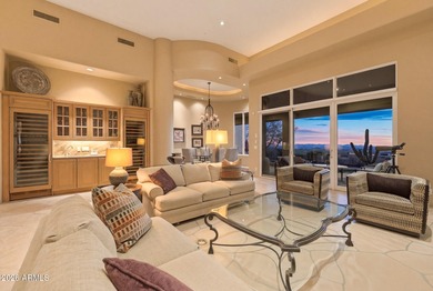 Enjoy elevated panoramic desert, sunset, mountain and city views on Desert Mountain Golf Club - Renegade Course in Arizona - for sale on GolfHomes.com, golf home, golf lot