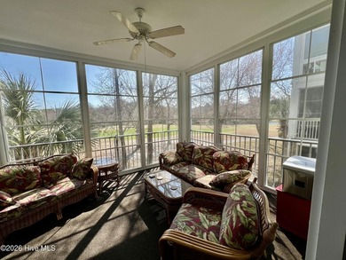 Beautifully decorated and fully furnished second-floor end unit on Sea Trail Golf Resort in North Carolina - for sale on GolfHomes.com, golf home, golf lot