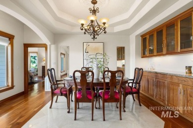 Timeless luxury with incredible views on ~1 acre of resort-like on Quail Hollow Golf Club in Idaho - for sale on GolfHomes.com, golf home, golf lot