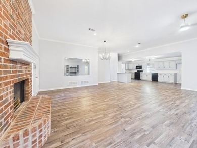 This exceptionally-updated 3 bedroom, 3 bathroom brick home in on Cedar Creek Country Club in Texas - for sale on GolfHomes.com, golf home, golf lot