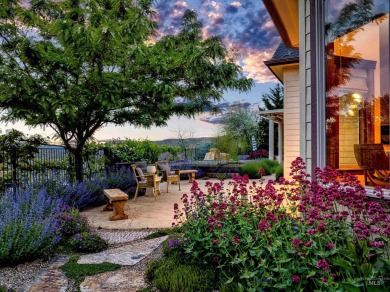 Timeless luxury with incredible views on ~1 acre of resort-like on Quail Hollow Golf Club in Idaho - for sale on GolfHomes.com, golf home, golf lot