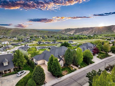 Timeless luxury with incredible views on ~1 acre of resort-like on Quail Hollow Golf Club in Idaho - for sale on GolfHomes.com, golf home, golf lot