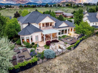 Timeless luxury with incredible views on ~1 acre of resort-like on Quail Hollow Golf Club in Idaho - for sale on GolfHomes.com, golf home, golf lot