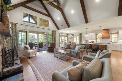 Experience panoramic views of Lake Oconee from this stunning on The Golf Club at Cuscowilla in Georgia - for sale on GolfHomes.com, golf home, golf lot