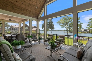 Experience panoramic views of Lake Oconee from this stunning on The Golf Club at Cuscowilla in Georgia - for sale on GolfHomes.com, golf home, golf lot