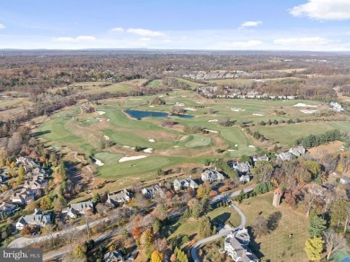 Stunning stone colonial with unobstructed views overlooking on Applebrook Golf Club in Pennsylvania - for sale on GolfHomes.com, golf home, golf lot