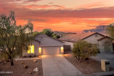 WOW! Fantastic MOUNTAIN VIEWS & Popular Open Floor Plan with on Gold Canyon Golf Resort - Sidewinder in Arizona - for sale on GolfHomes.com, golf home, golf lot