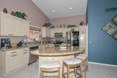 LOCATION LOCATION Perfectly situated on the WATER, Stunning GOLF on Tuscany Falls At Pebble Creek in Arizona - for sale on GolfHomes.com, golf home, golf lot