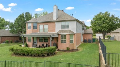 Beautiful 2 story brick home with 3 car garage on the 15th hole on Oakmont Country Club in Texas - for sale on GolfHomes.com, golf home, golf lot