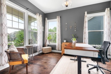 This exquisite home offers a unique blend of warm living spaces on Skybrook Golf Club in North Carolina - for sale on GolfHomes.com, golf home, golf lot