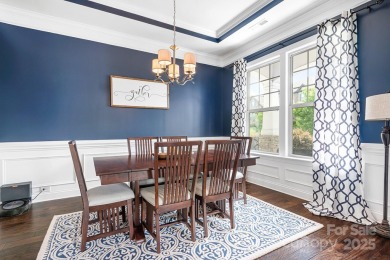 This exquisite home offers a unique blend of warm living spaces on Skybrook Golf Club in North Carolina - for sale on GolfHomes.com, golf home, golf lot