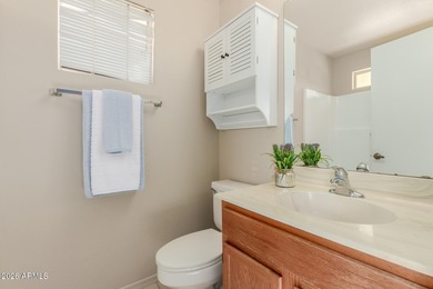 Move in ready popular Tahoe floor plan walking distance to on SunBird Golf Club in Arizona - for sale on GolfHomes.com, golf home, golf lot