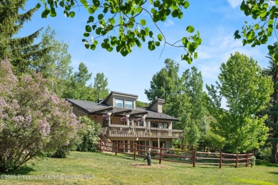 100 Terrace Lane is distinguished by its rare blend of privacy on The Snowmass Club in Colorado - for sale on GolfHomes.com, golf home, golf lot
