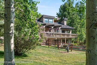 100 Terrace Lane is distinguished by its rare blend of privacy on The Snowmass Club in Colorado - for sale on GolfHomes.com, golf home, golf lot