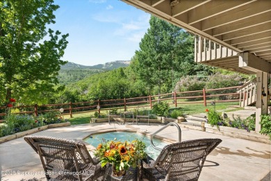 100 Terrace Lane is distinguished by its rare blend of privacy on The Snowmass Club in Colorado - for sale on GolfHomes.com, golf home, golf lot