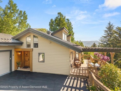 100 Terrace Lane is distinguished by its rare blend of privacy on The Snowmass Club in Colorado - for sale on GolfHomes.com, golf home, golf lot